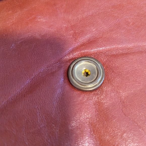 Vintage Made in Canada Brown Leather Handbag - Picture 6 of 12